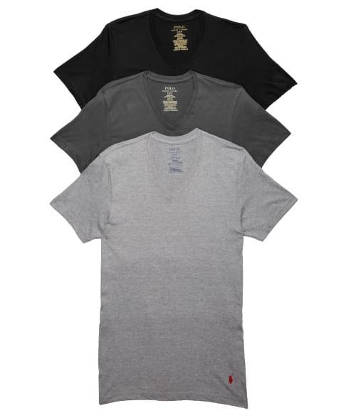 Polo Ralph Lauren Classic Fit V-Neck Undershirt, Pack of 3 Product Image