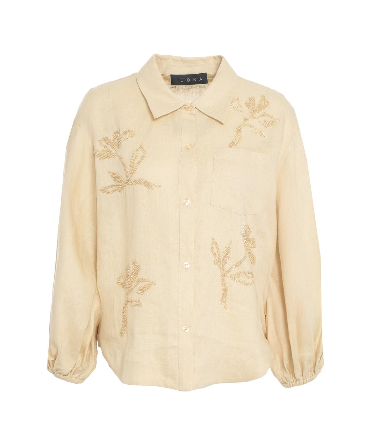 Blouse with beaded embroidery Product Image