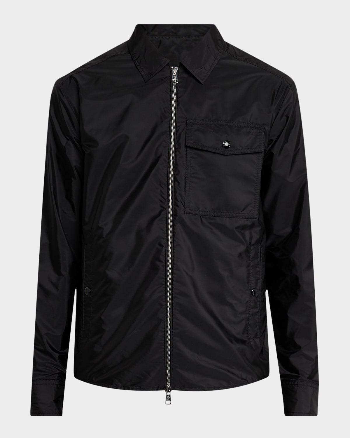 Mens Nylon Zip Overshirt Product Image