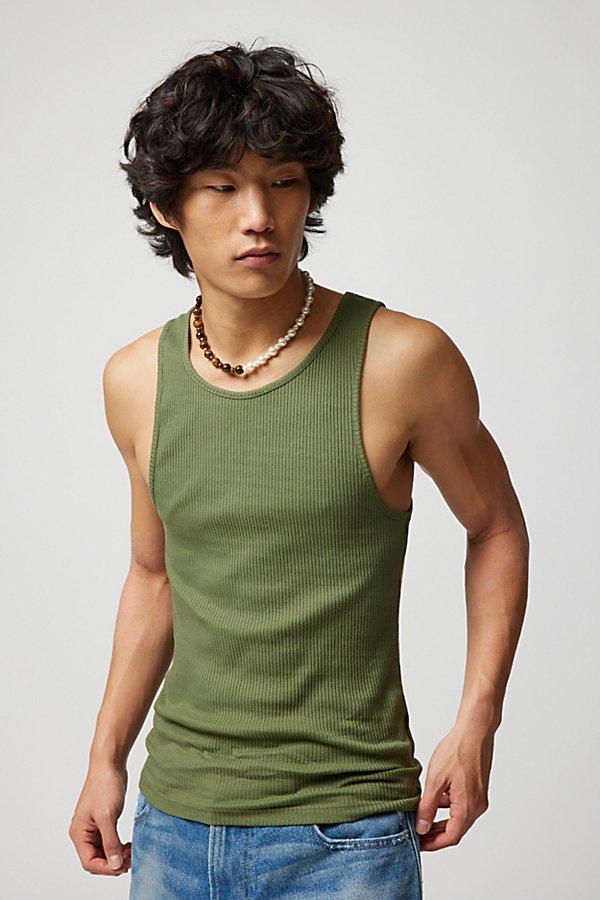 Urban Outfitters UO Classic Ribbed Tank Top Mens at Urban Outfitters Product Image