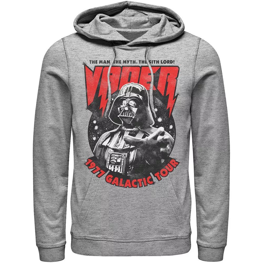 Men's Star Wars Vader 1977 Galactic Tour Metal Poster Hoodie, Size: Large, Black Product Image