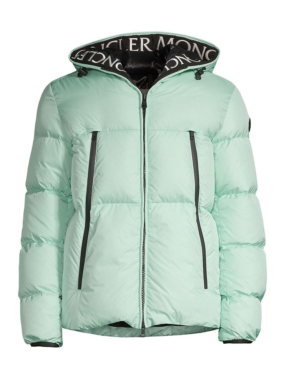 Mens Montcla Logo Hooded Down Jacket Product Image