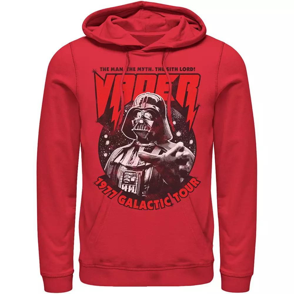 Men's Star Wars Vader 1977 Galactic Tour Metal Poster Hoodie, Size: Large, Black Product Image