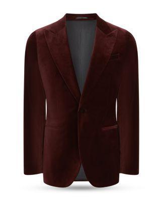 Apsara Velvet Slim Fit Suit Jacket Product Image