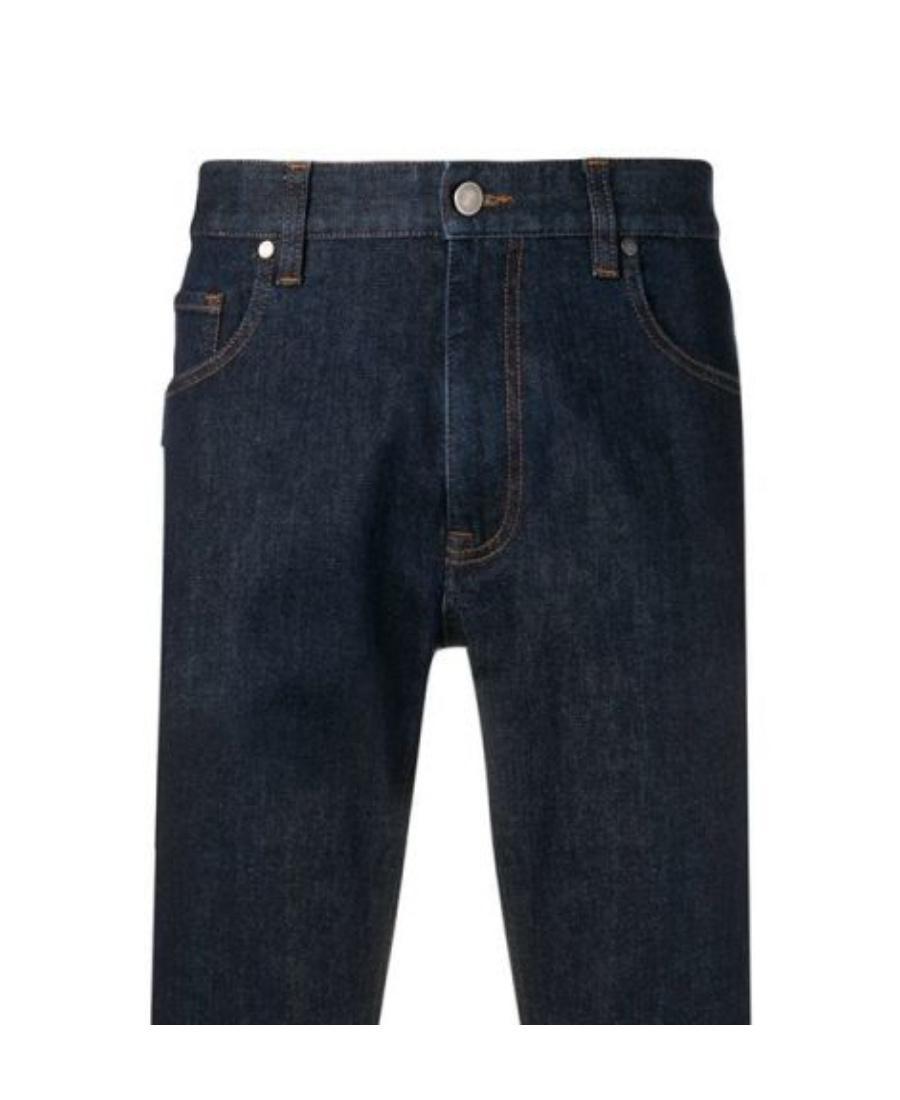 ZEGNA Logo Jeans In Black Product Image