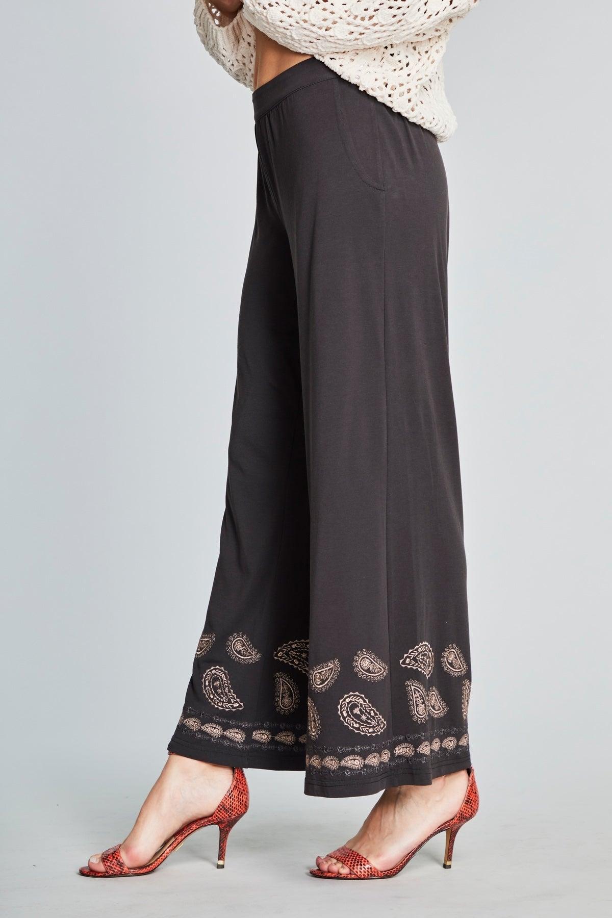 26   Rosie Rose Petal Collection Knit Wide-legged Pants Product Image