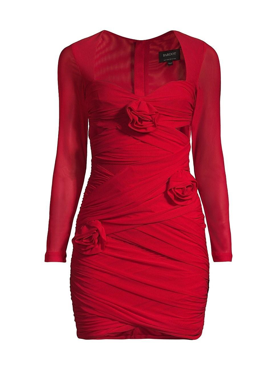 Pippa Mesh Mini Dress Bardot Product Image