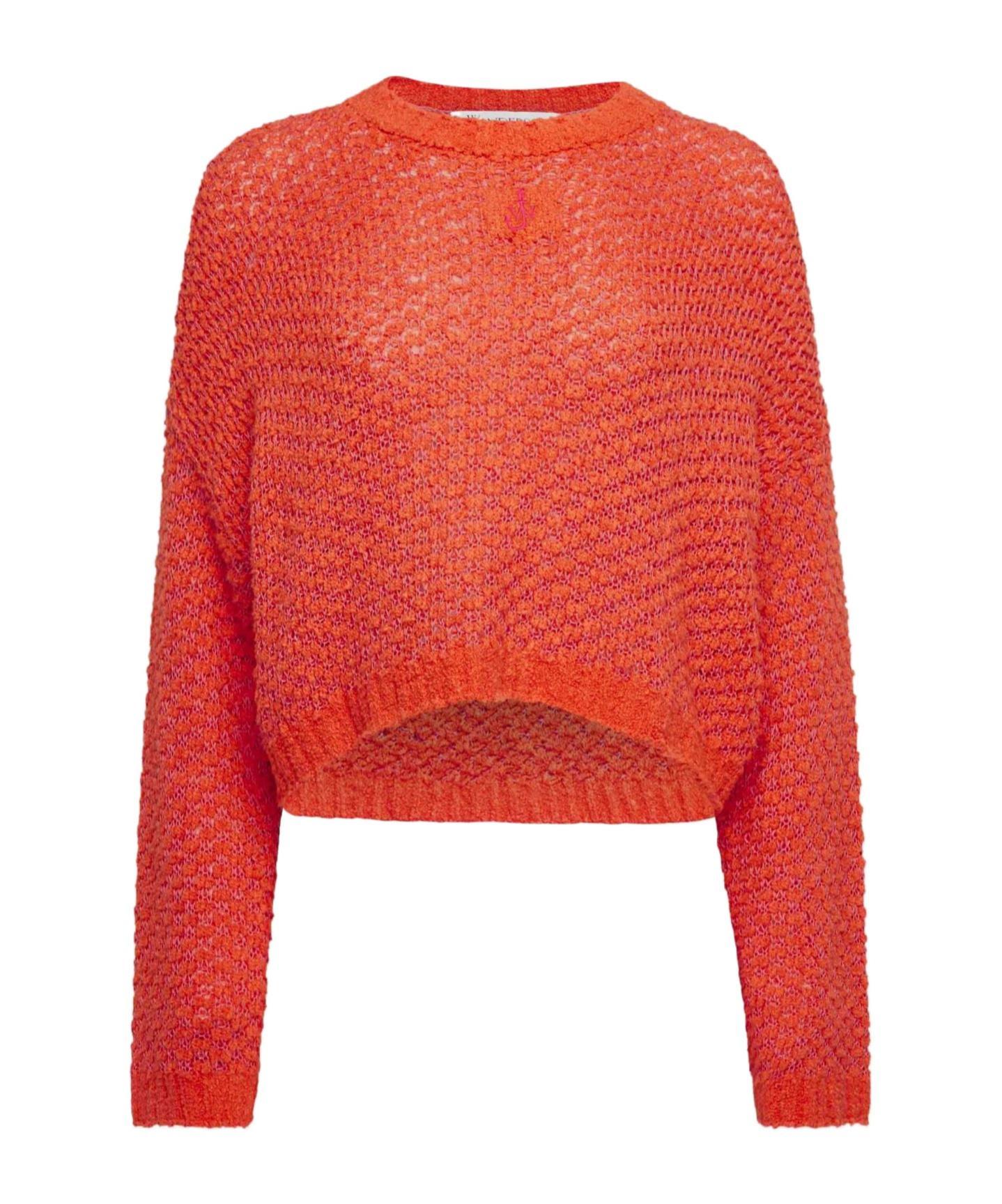 JW ANDERSON Logo Patch Jumper In Orange Product Image