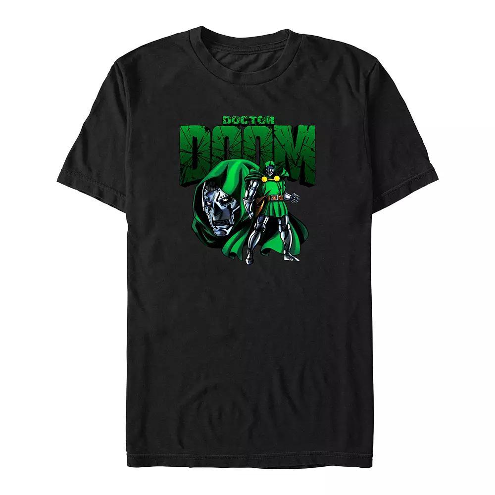 Big & Tall Marvel Fantastic Four Doctor Doom Graphic Tee, Men's, Size: 4XL Tall, Black Product Image