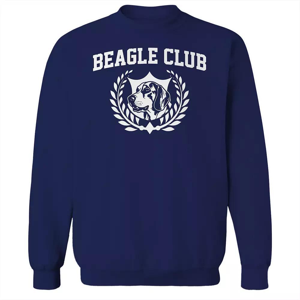 Men's COLAB89 Beagle Club Graphic Sweatshirt, Size: XL, Blue Product Image