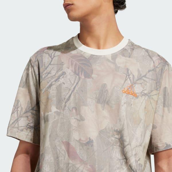adidas Camo Tee Black 2XL Mens Product Image