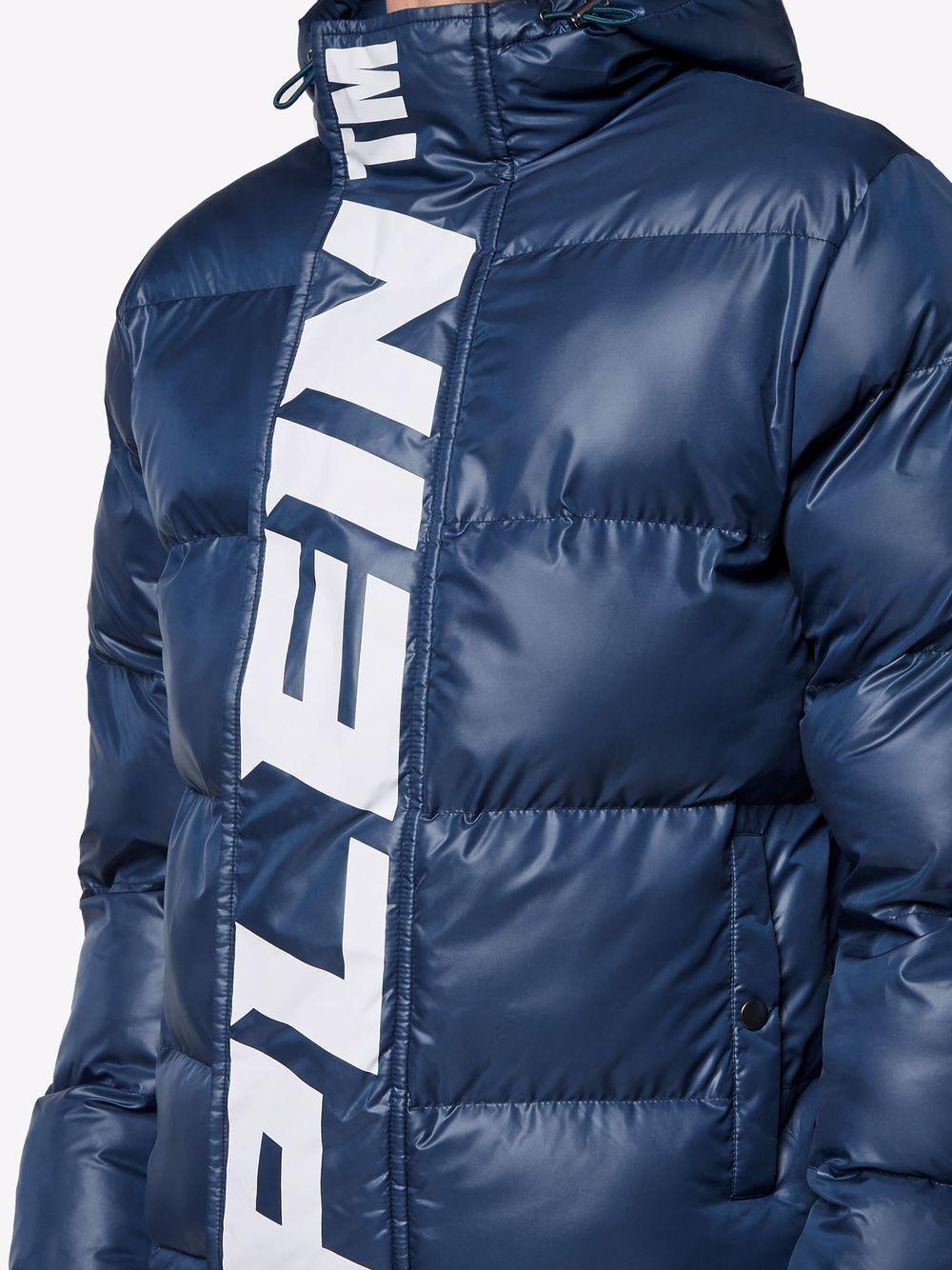 padded long-sleeve logo jacket Product Image