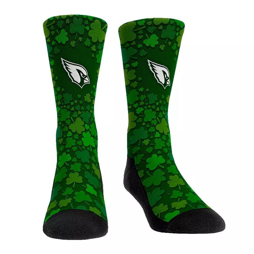 Rock Em Socks Miami Heat St. Paddy's Day Shamrock Crew Socks, Men's, Size: Small/Medium, Team Product Image