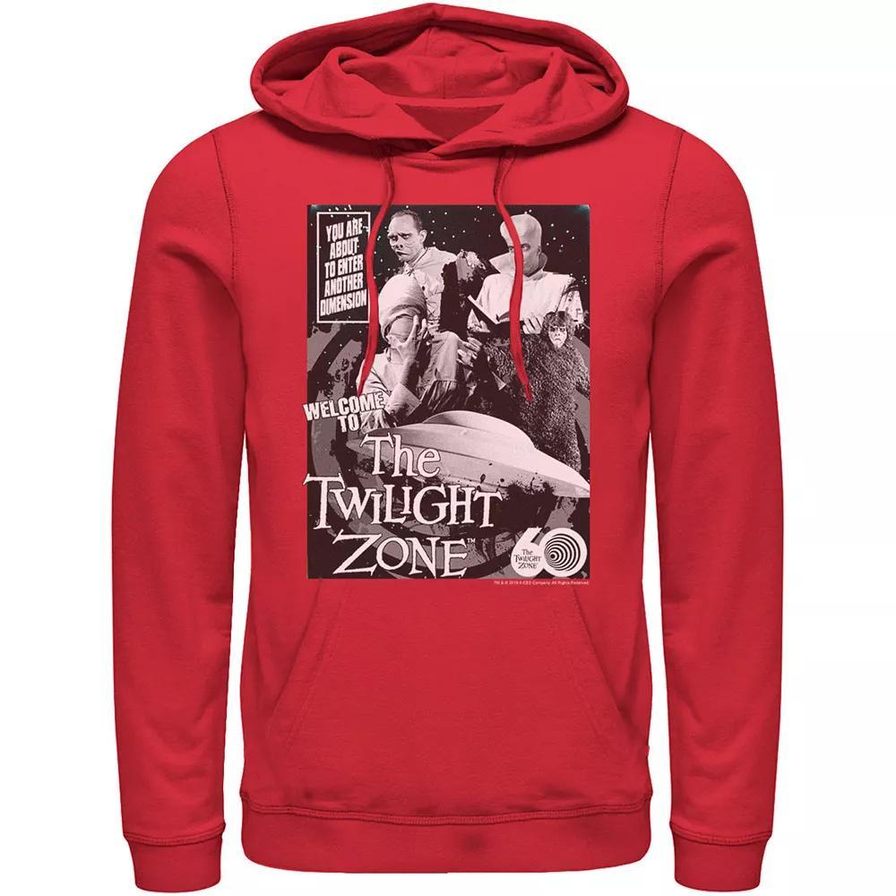 Men's CBS The Twilight Zone Comic 60th Hoodie, Size: Small, White Product Image