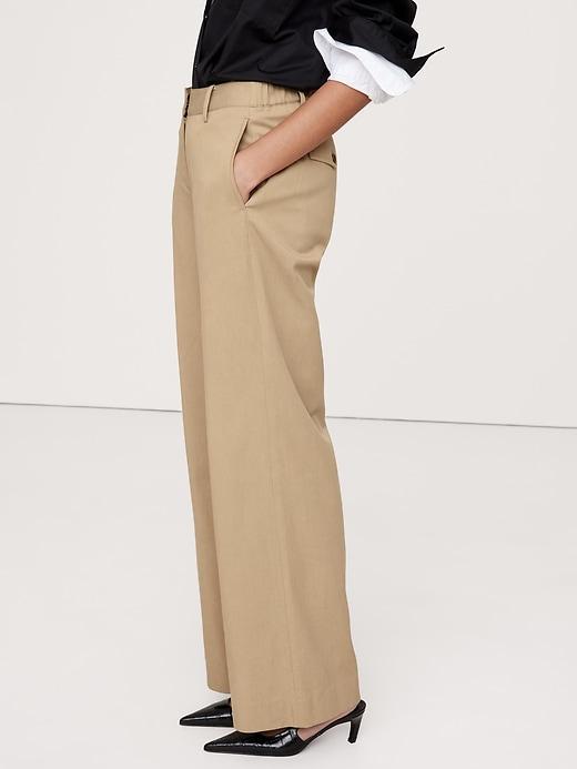 The Everyday Wide-Leg Linen Pant Product Image