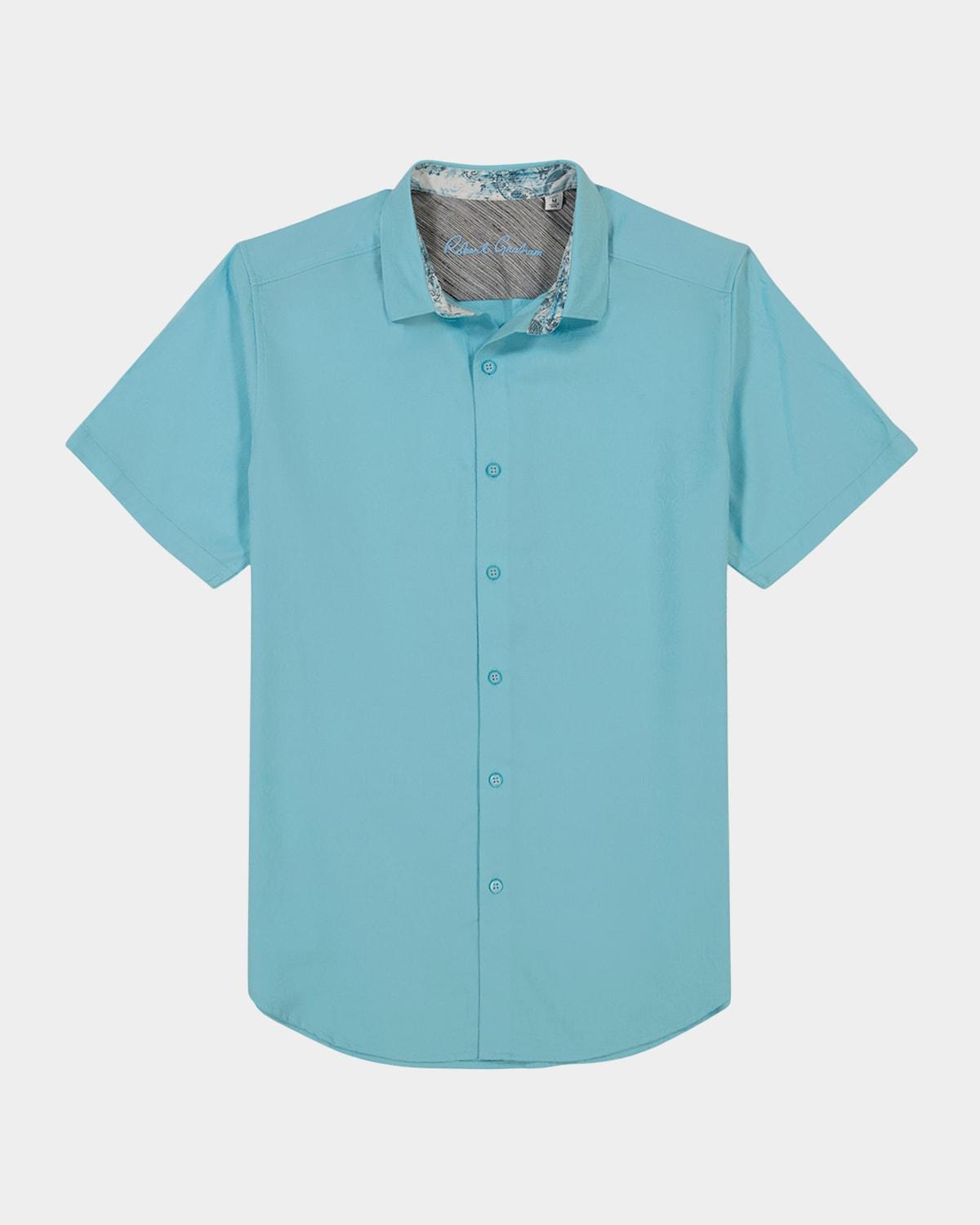 Mens Odyssey Jacquard Short-Sleeve Shirt Product Image