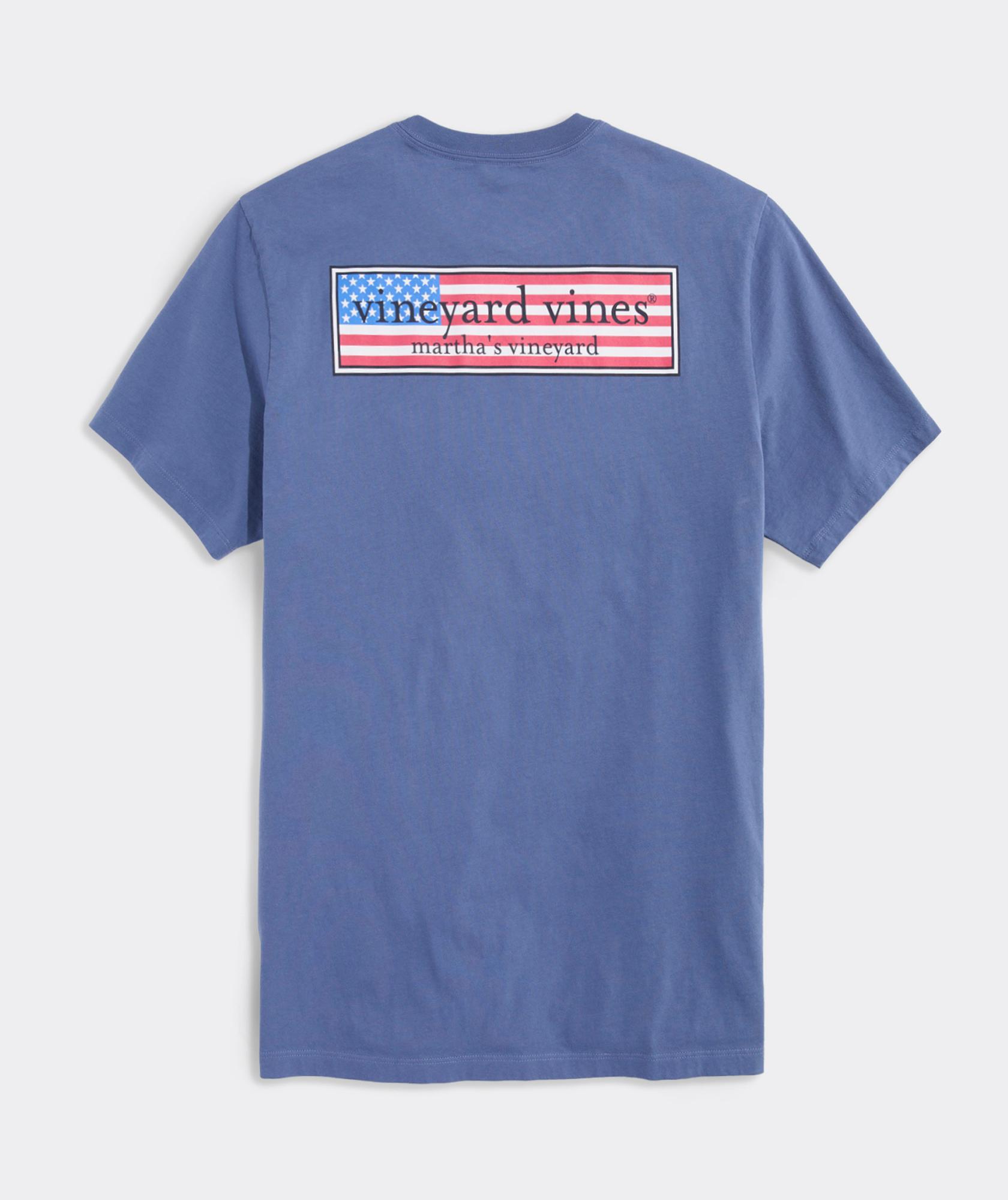 Classic USA Logo Box Short-Sleeve Pocket Tee Product Image