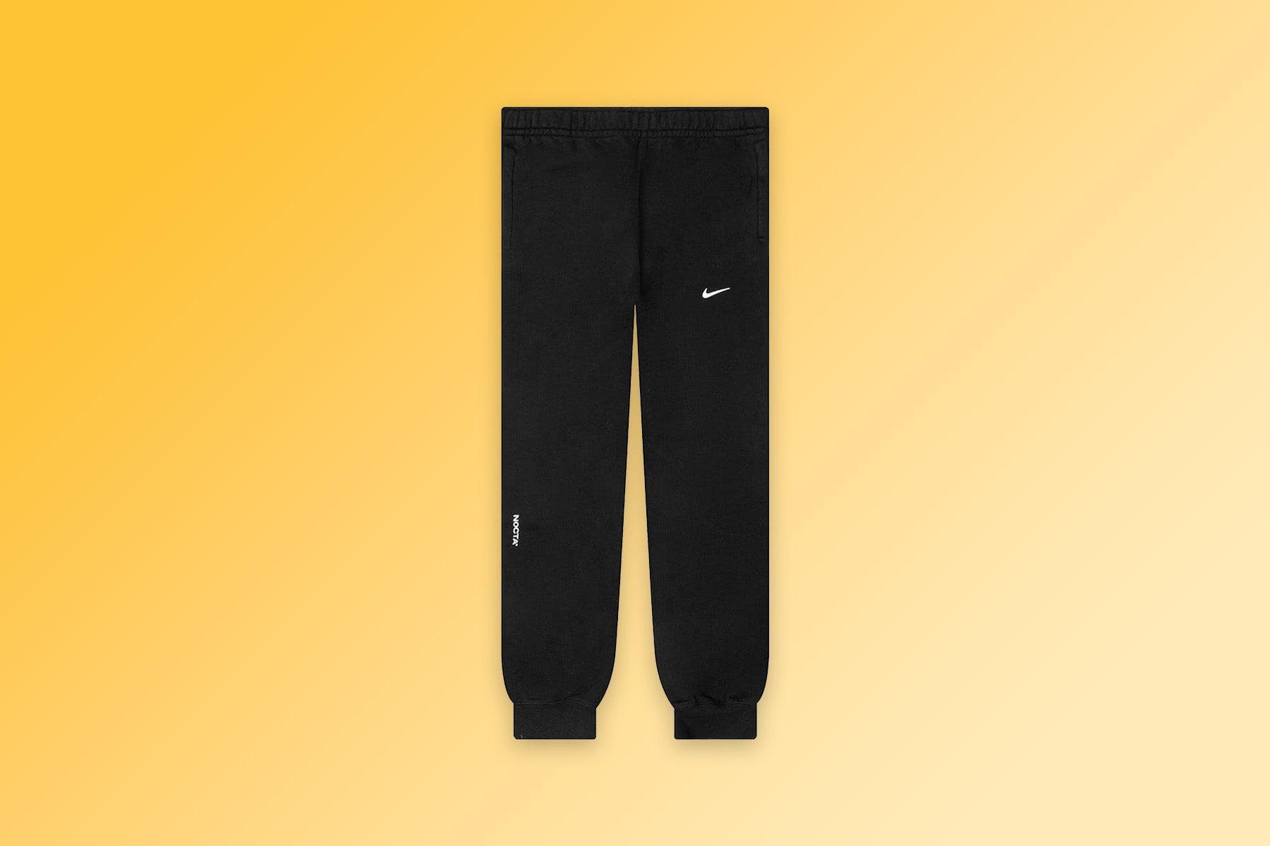 Nike x NOCTA Fleece CS Pants -Black/White Male Product Image
