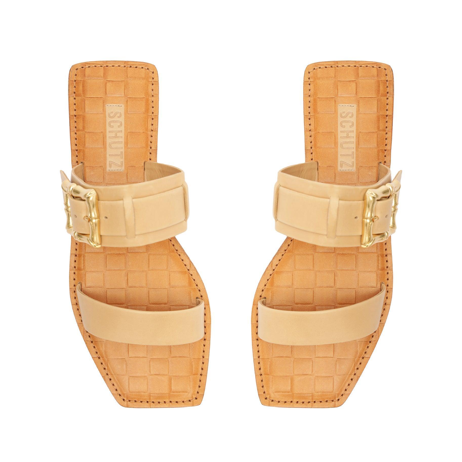 Enola Double Leather Sandal Female Product Image
