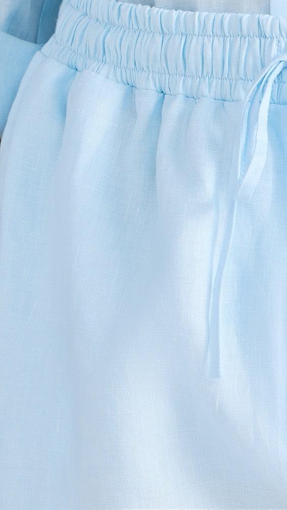 Fanm Mon Demir Drawstring Linen Shorts 5" | Shopbop Product Image