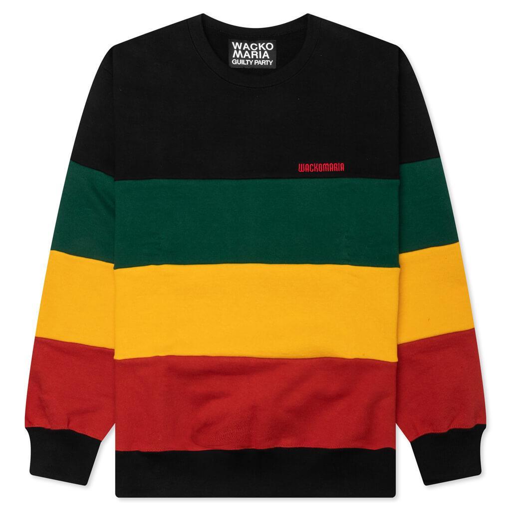 Heavy Weight Crewneck Sweatshirt Type-4 - Black Male Product Image