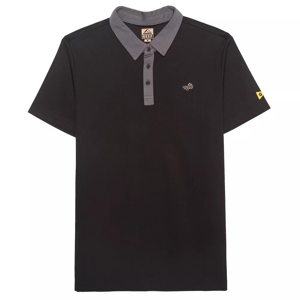 Men's REEF Solid Polo, Size: Medium, White Product Image