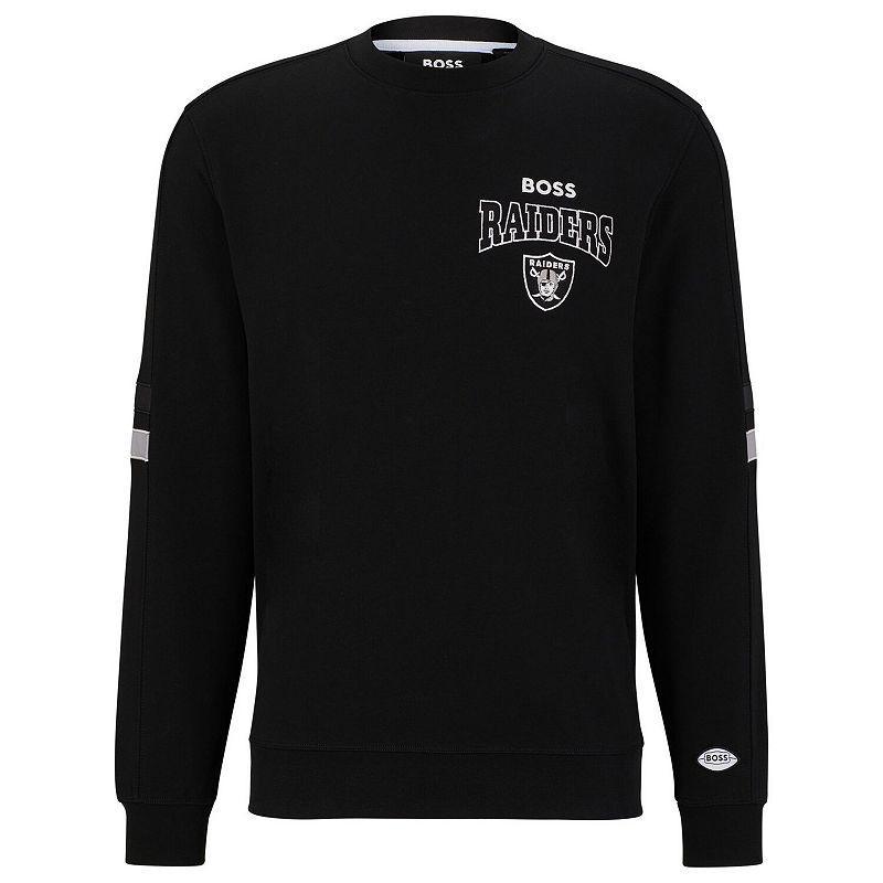HUGO BOSS X Nfl Cotton-terry Sweatshirt With Collaborative Branding In Los Angeles Rams Product Image