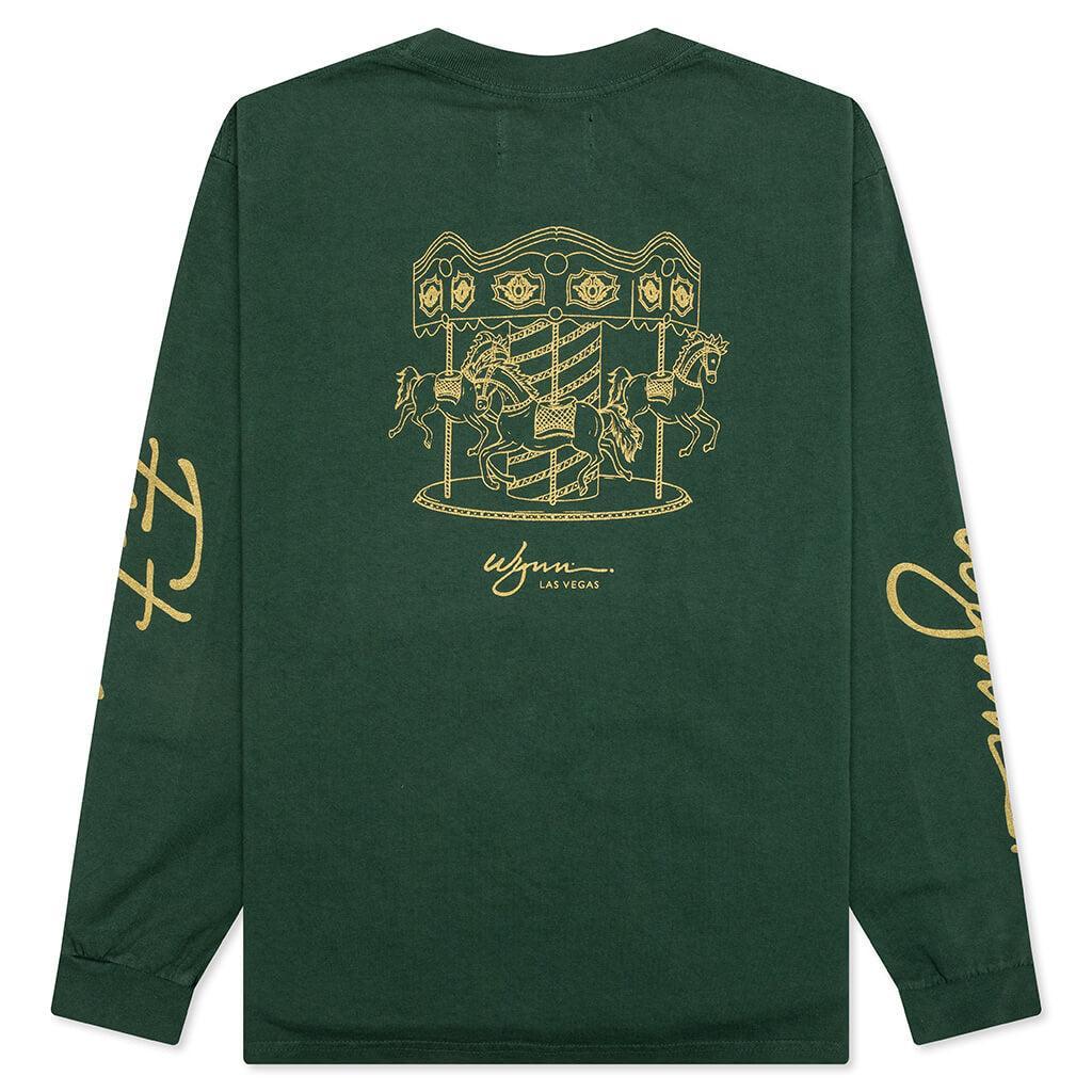 Feature x Wynn Carousel L/S Tee - Dark Green Male Product Image