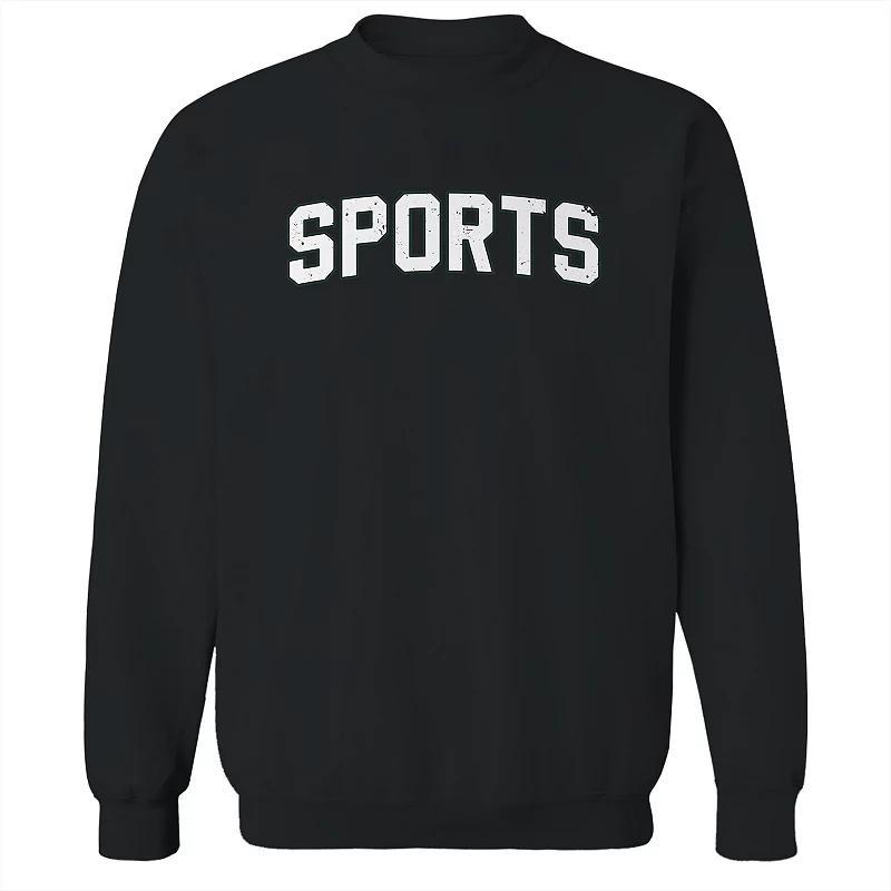 Men's Duke & Sons Sports Graphic Sweatshirt, Size: XL, Black Yellow Product Image