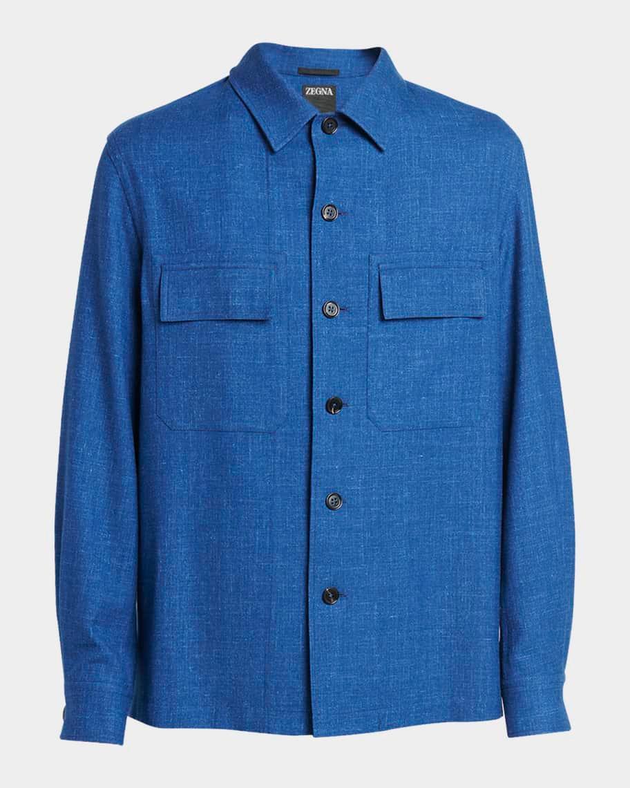 Men's Oasi Cashmere-Linen Overshirt Product Image