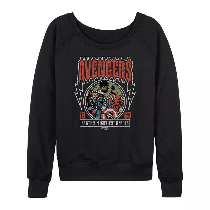 Women's Elf Buddy The Elf French Terry Long Sleeve Tee, Size: Large, Black Product Image