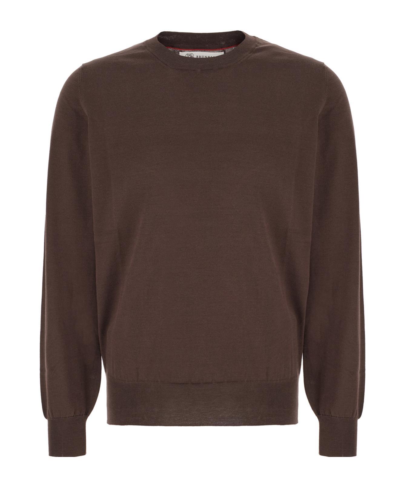 BRUNELLO CUCINELLI Long-sleeved Sweater In Green Product Image