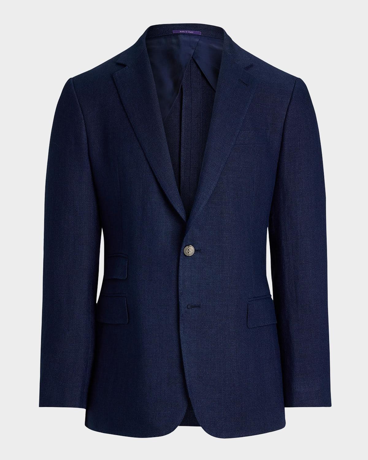 Mens Kent Hand-Tailored Linen Suit Jacket Product Image
