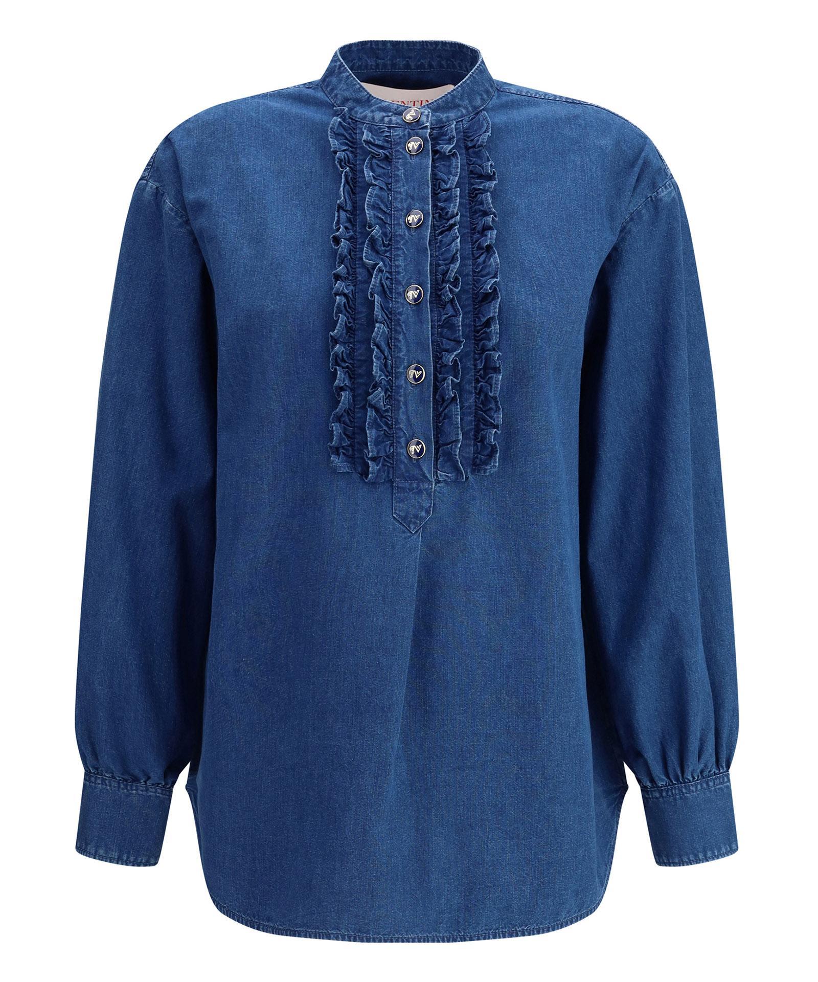 VALENTINO Blouse In Blue Product Image