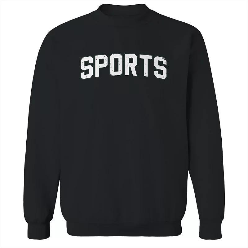Men's Duke & Sons Sports Graphic Sweatshirt, Size: XL, Black Yellow Product Image