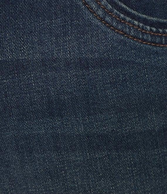 Democracy Plus Size #double;Ab#double;solution Embroidered Straight Slim Leg Jeans Product Image