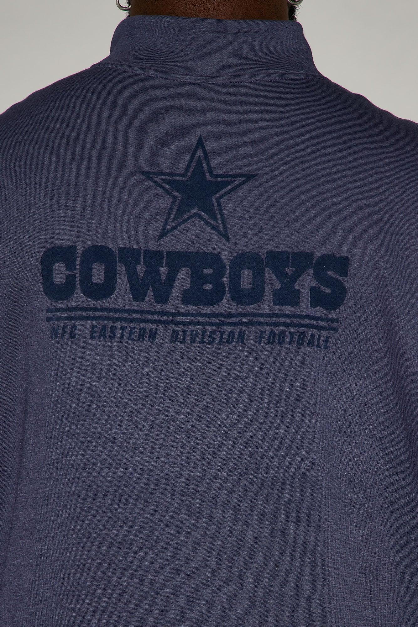 Cowboys Essential Quarter Zip Sweatershirt - Navy/combo Product Image