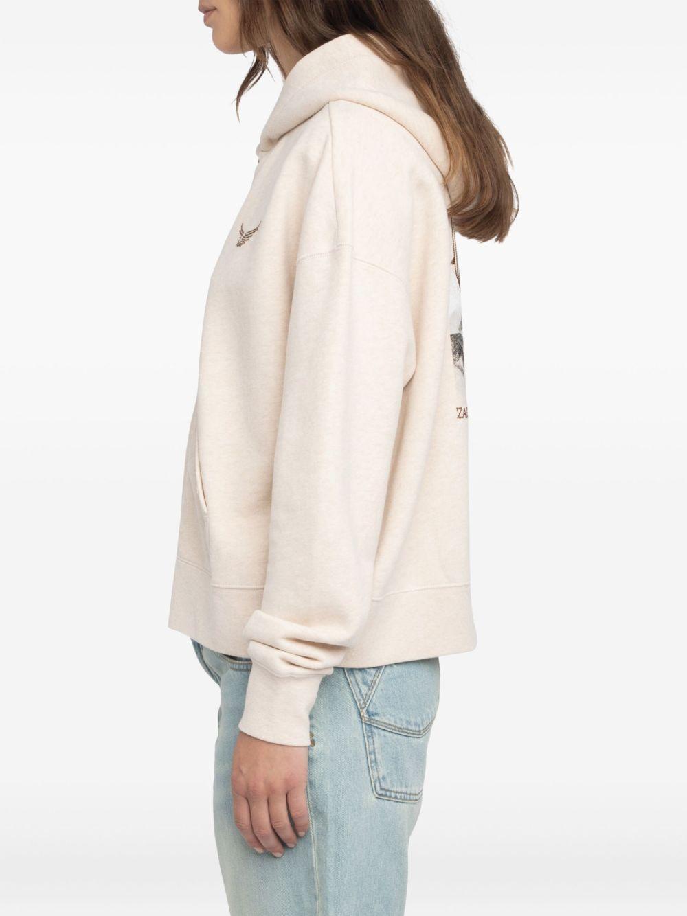 zip-front hoodie Product Image