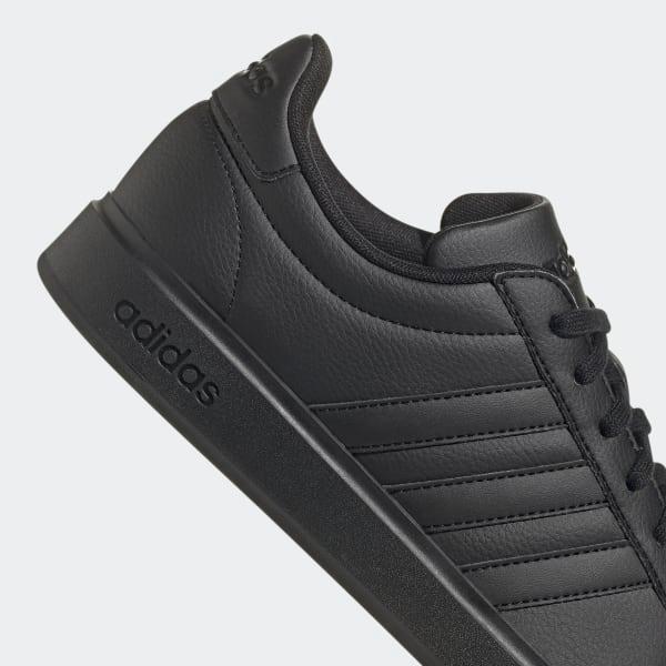 adidas Grand Court Shoes Core Black 4.5 Mens Product Image