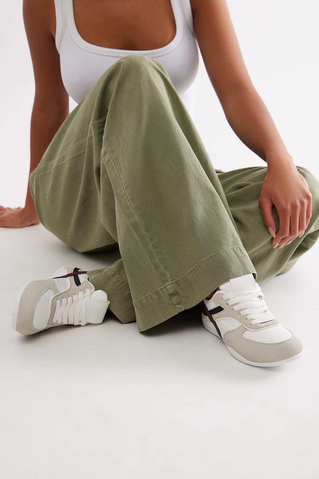 Strike Faux Suede Sneakers - White Product Image
