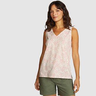 Women's Departure V-Neck Tank Top - Print Product Image