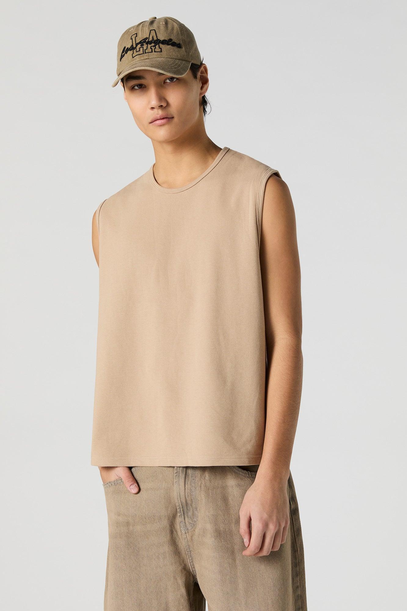 Solid Boxy Tank Male Product Image