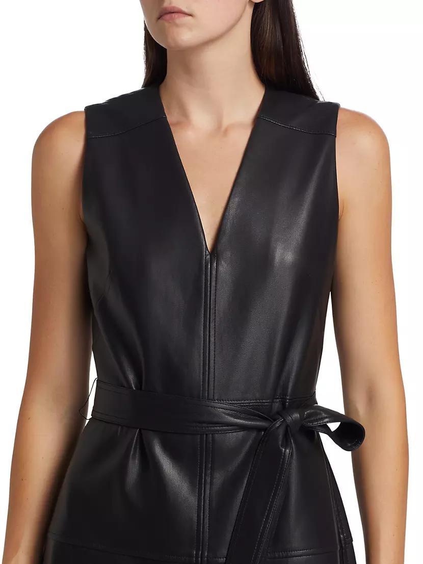 Reinella Faux Leather Dress Product Image