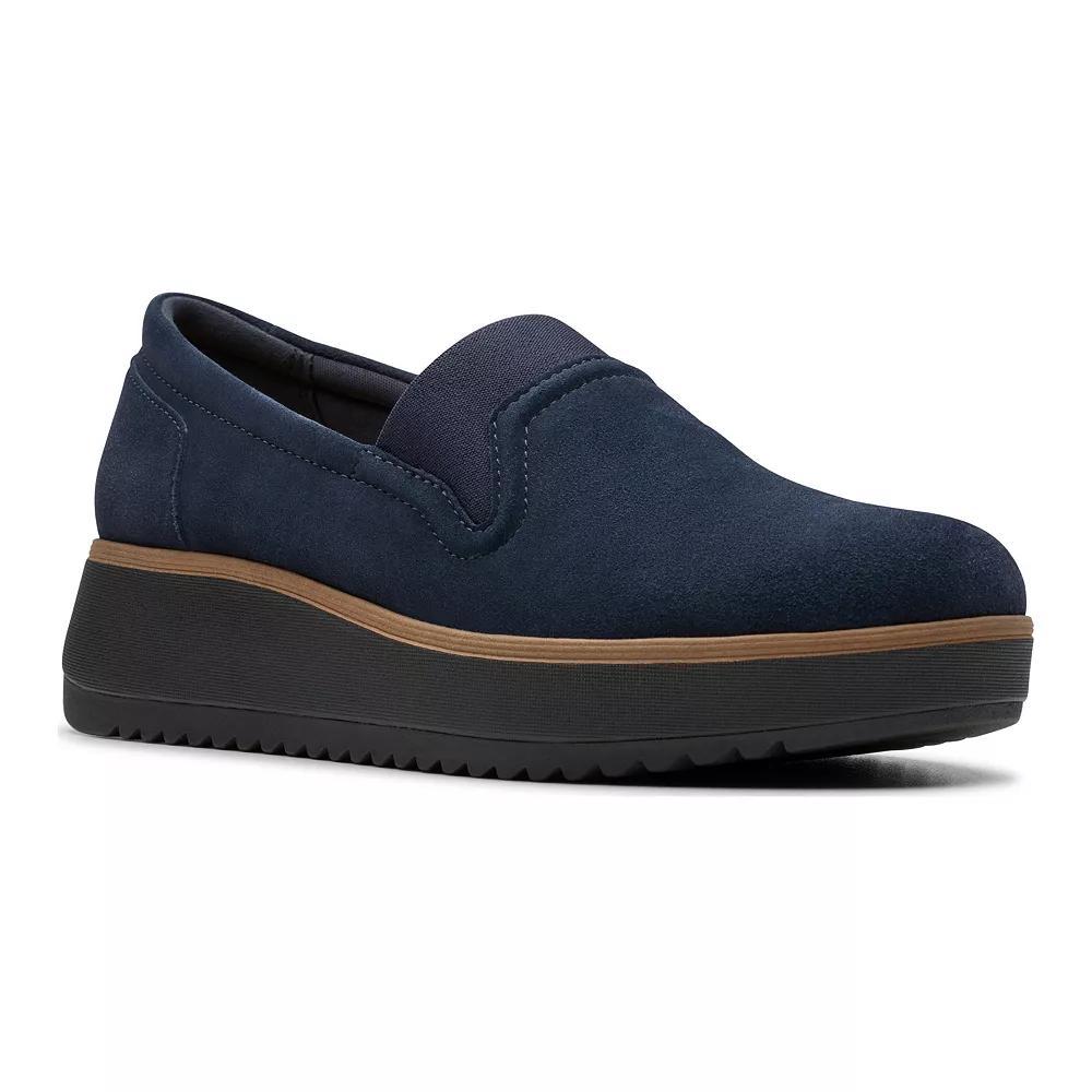 Clarks® Zylah Sky Women's Suede Shoes, Size: 5, Blue Product Image
