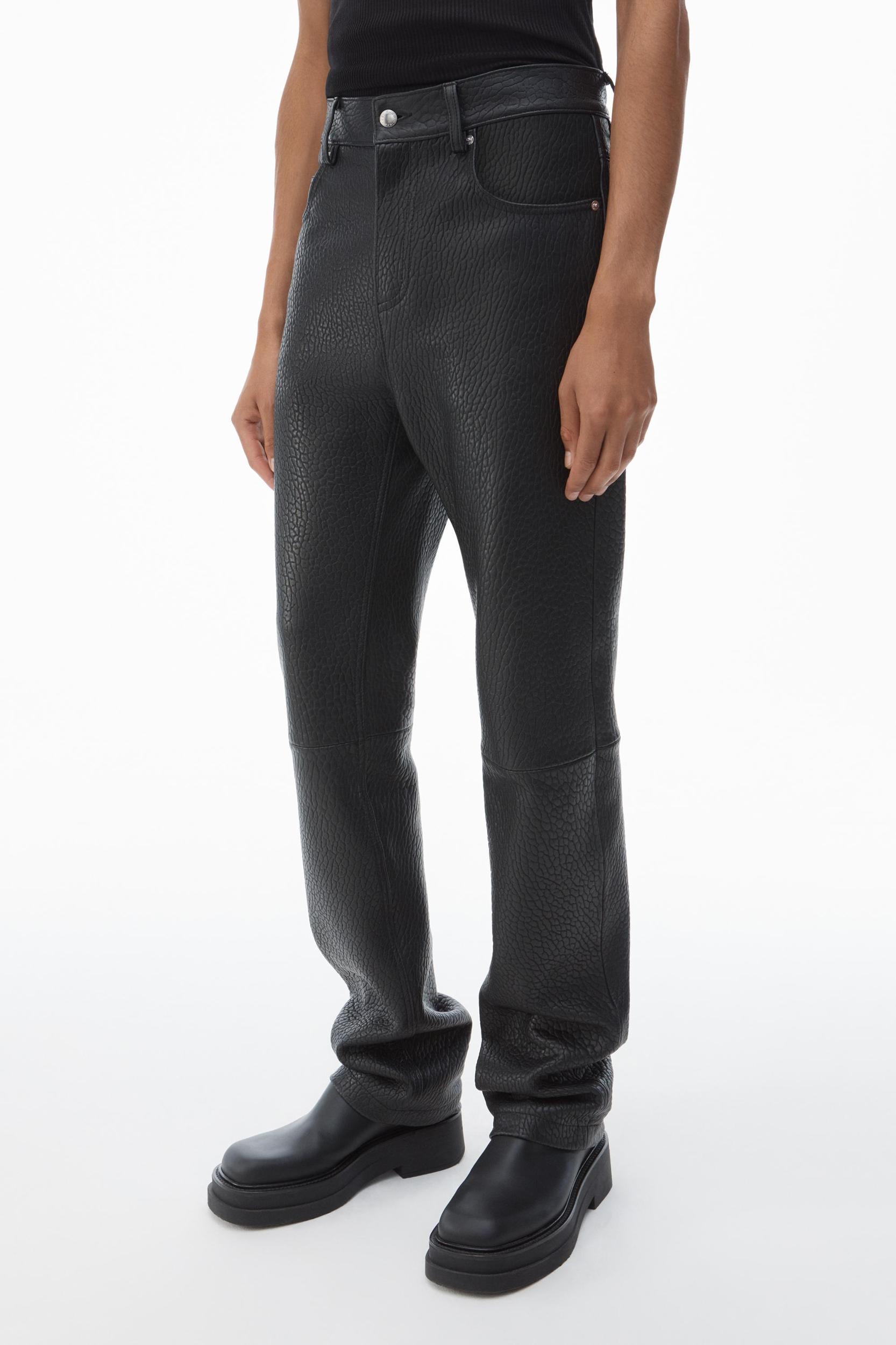 Slim-leg Pants In Primal Lambskin Leather Product Image