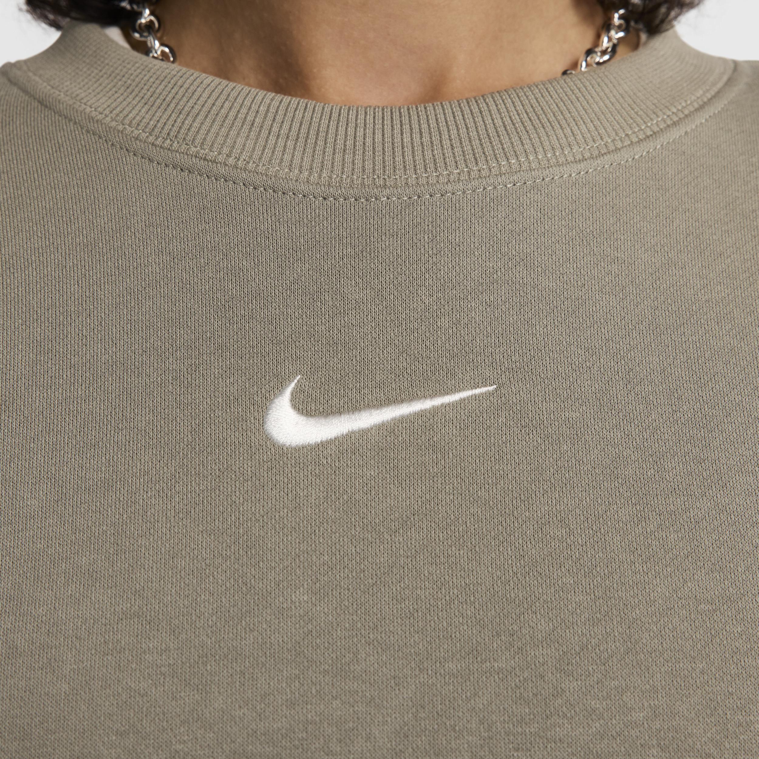 Nike Womens Sportswear Phoenix Fleece Oversized Crewneck Sweatshirt Product Image
