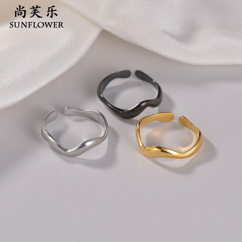 Wavy Irregular Open Rings Product Image