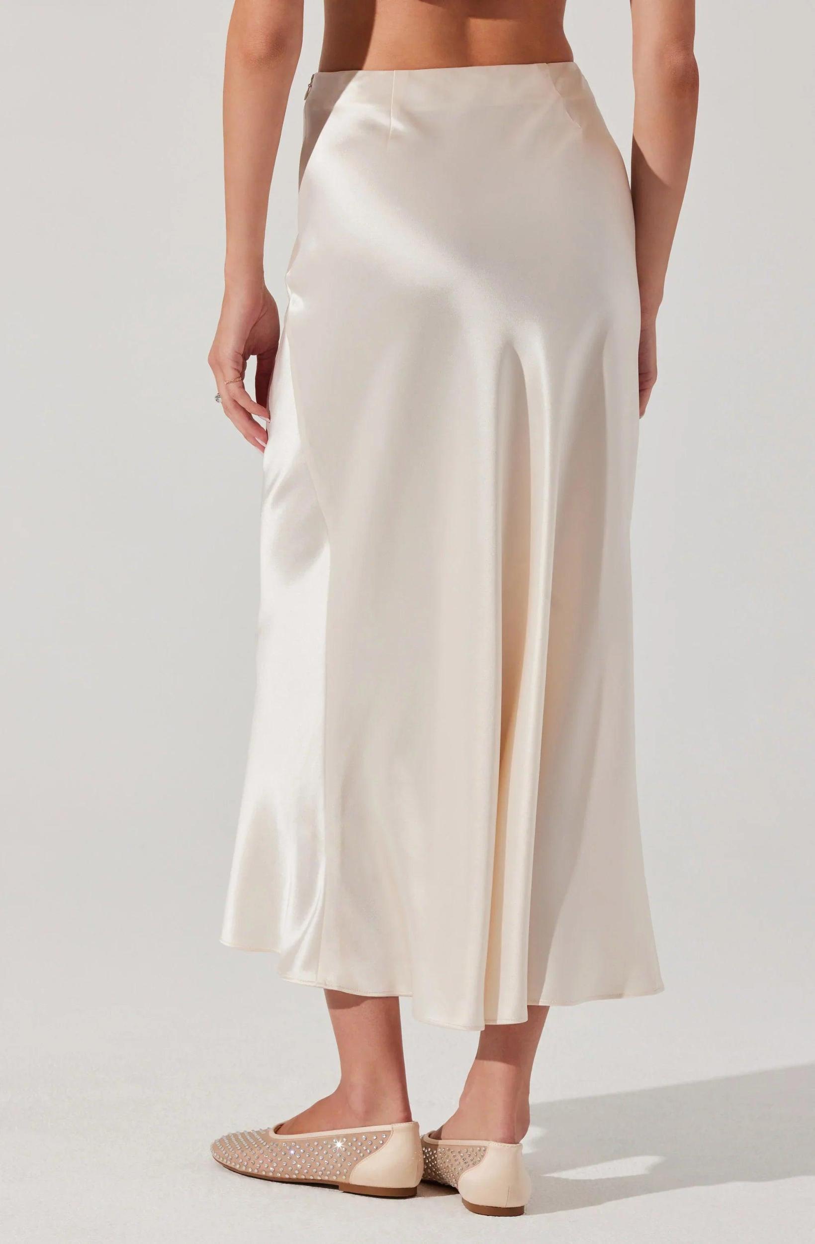 Windey Satin Maxi Skirt Product Image