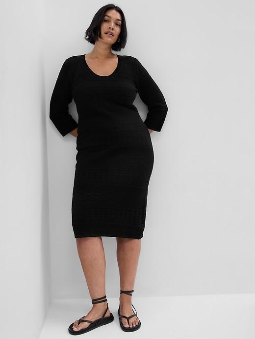 Crochet Midi Dress Product Image