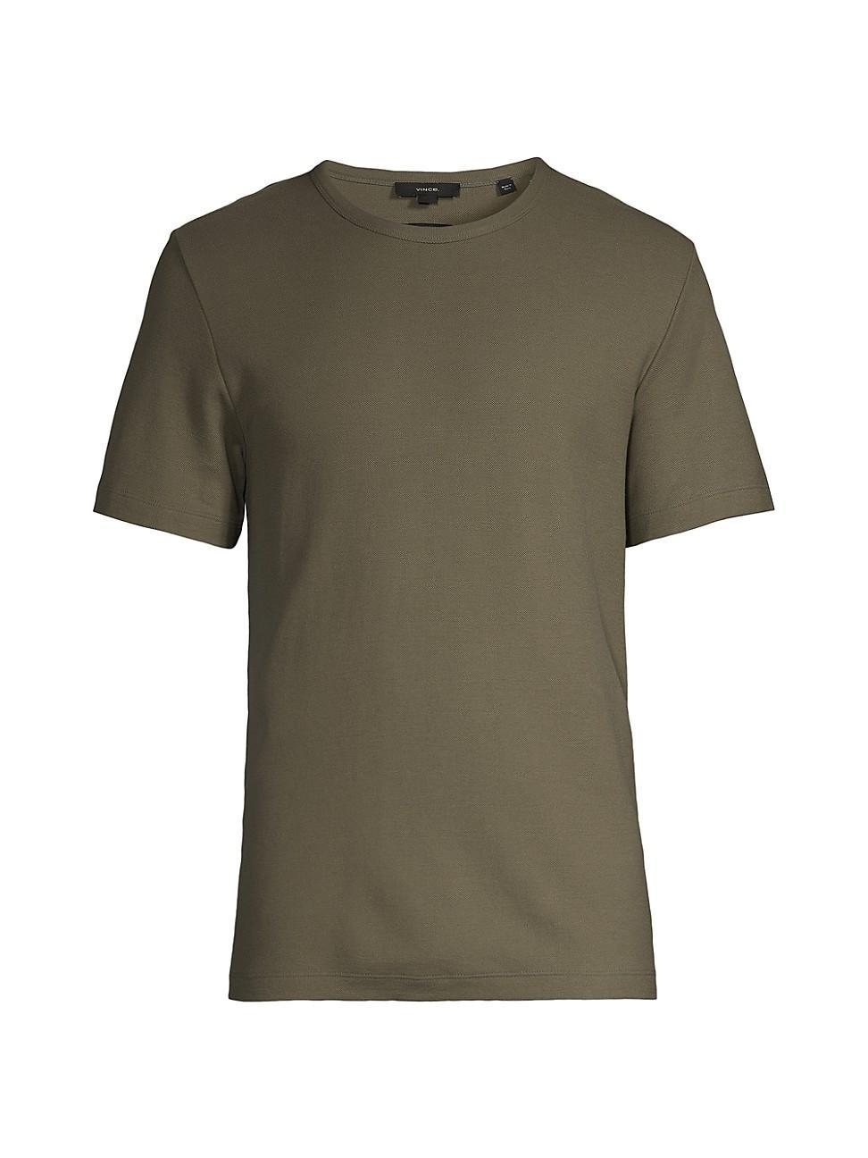 Mens Cotton Crewneck T-Shirt Product Image
